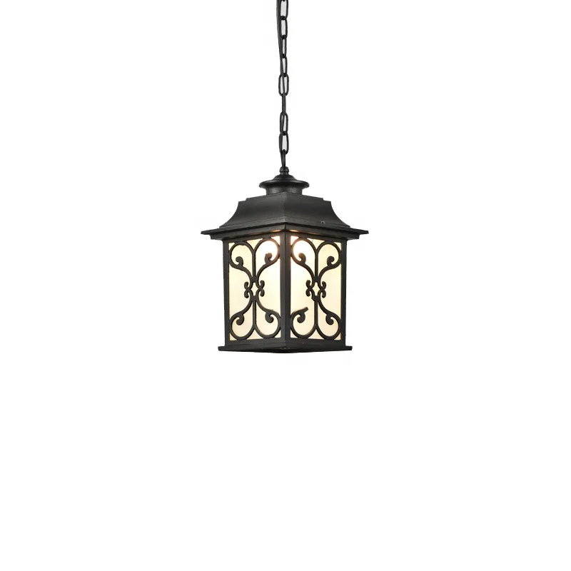 Ретро садовые наружные подвесные светильники, литой алюминиевый водонепроницаемый подвесной светильник