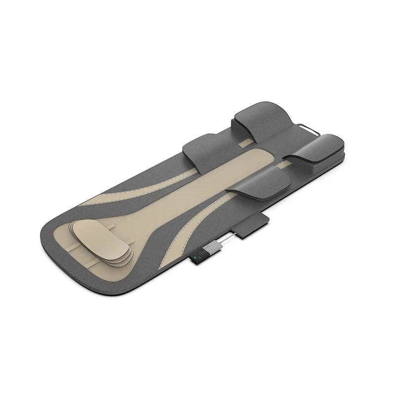 2024 New Product Vibrating Full Body Yoga Back Massage Mat Bed Inflatable Massager Mattress Heat Air Bags Compress Pressure