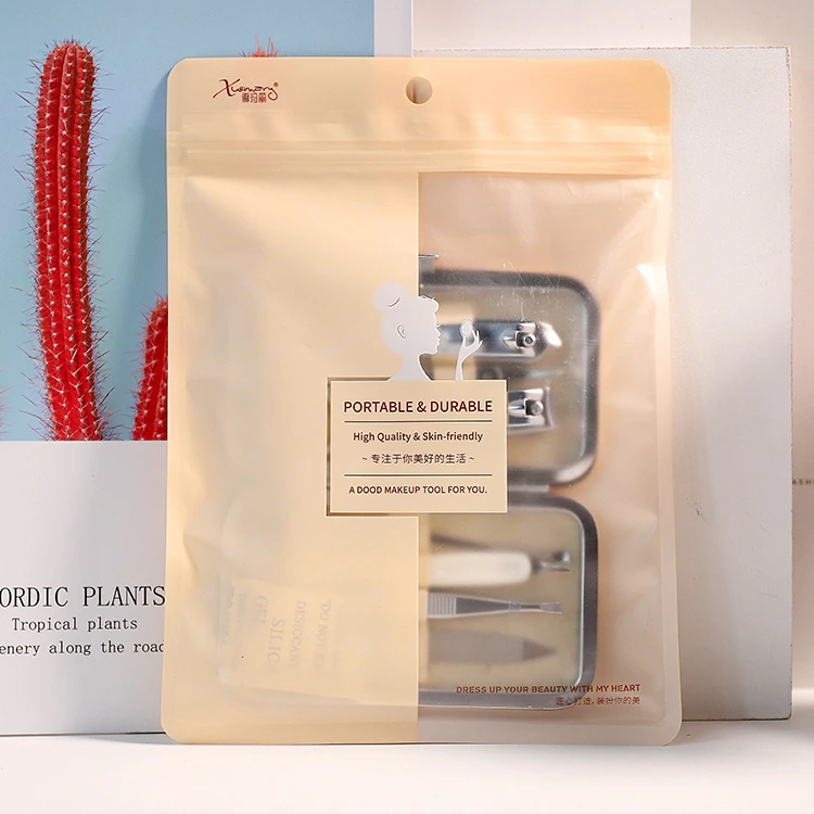 Factory direct sale Beauty manicure tool 7-piece nail tool set Dead skin scissors nail file nail scissors set