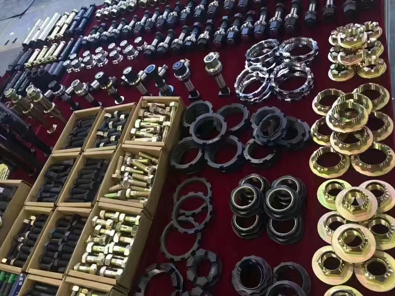 Factory Sale Various Bulk Truck Chassis Parts Front Wheel Tyre Screw For Lyte