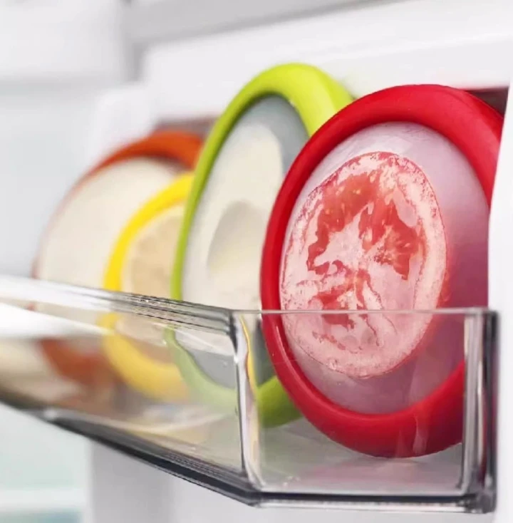 Transparent Silicone Crisper Storage Box for Fruits and Vegetables for Food Use