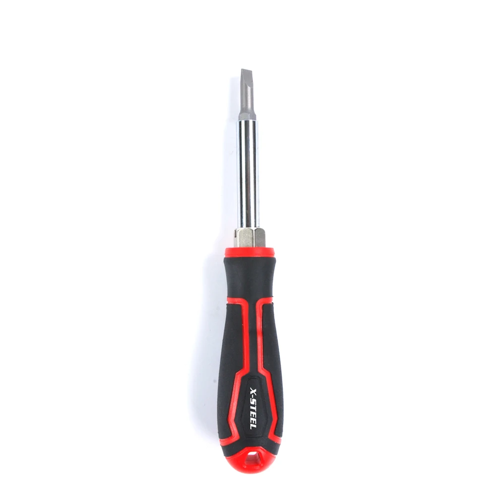 6 IN 1 Factory Direct Supply Screw Driver Repair Hand Tool Phillips Slotted Bits And Screwdriver Set