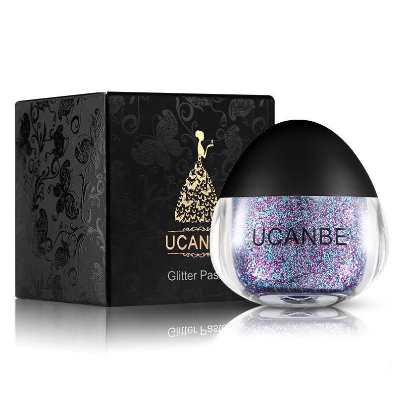 
OEM/ODM Good Quality 6 Colors Monochrome Waterproof Long Lasting Portable Stage Private Label Glitter Cream Eyeshadow 