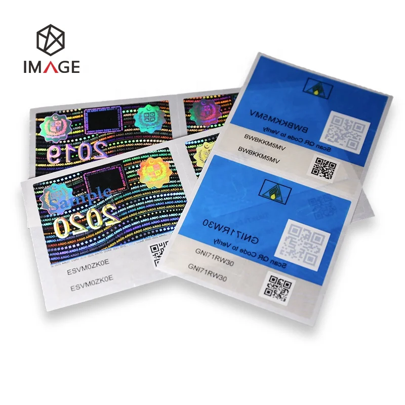 Custom Tamper Proof Car/Motor Vehicle Inspection Hologram Stickers, Vehicle Inspection Safety Stickers