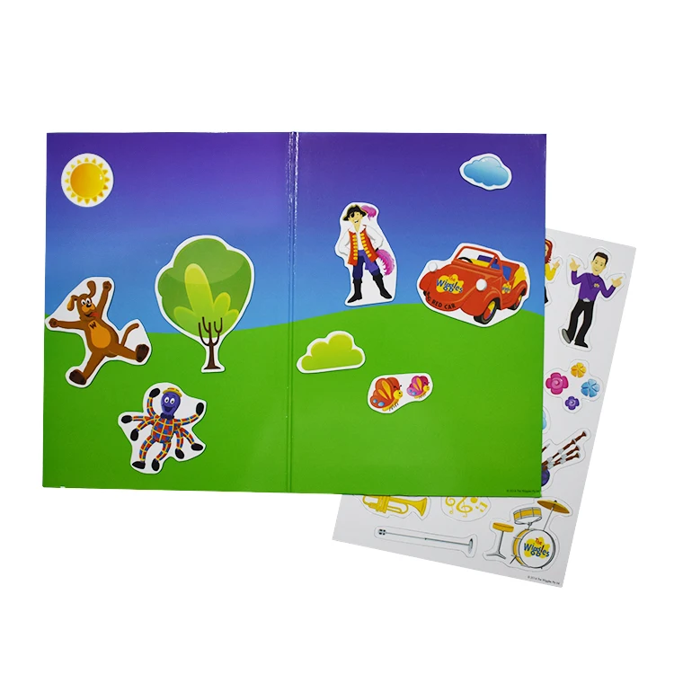 2-13 Years Custom Design Magnetic Book Set Children Educational Sticker Set Magnetic Book