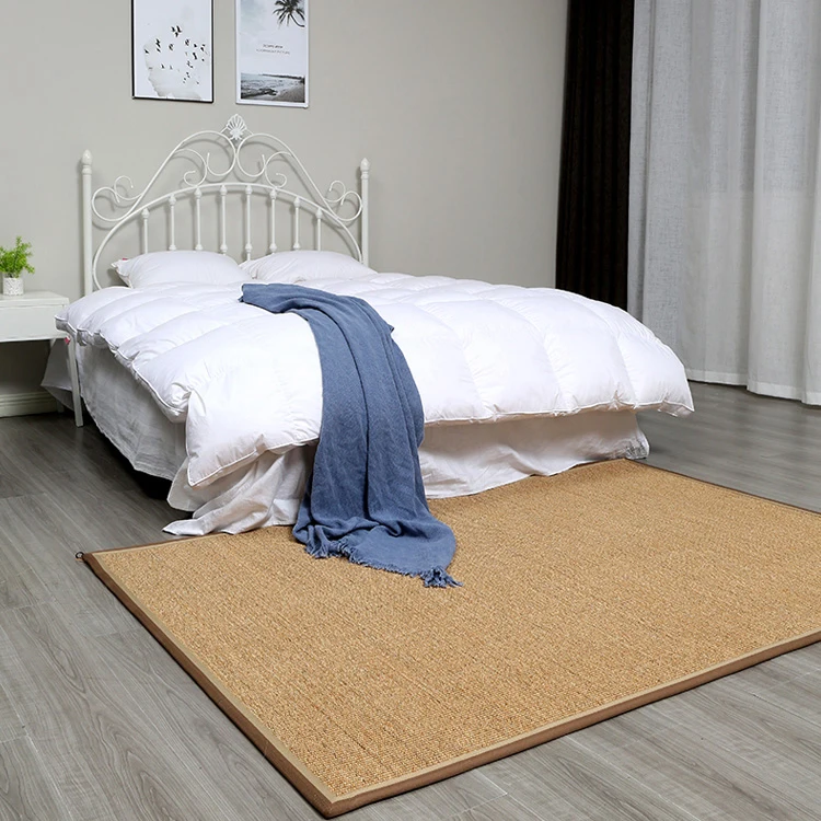 Customized Hot Sale 100% Sisal Material Carpet Chinese High Quality Latex Backing Sisal Carpet Rug For Living Room