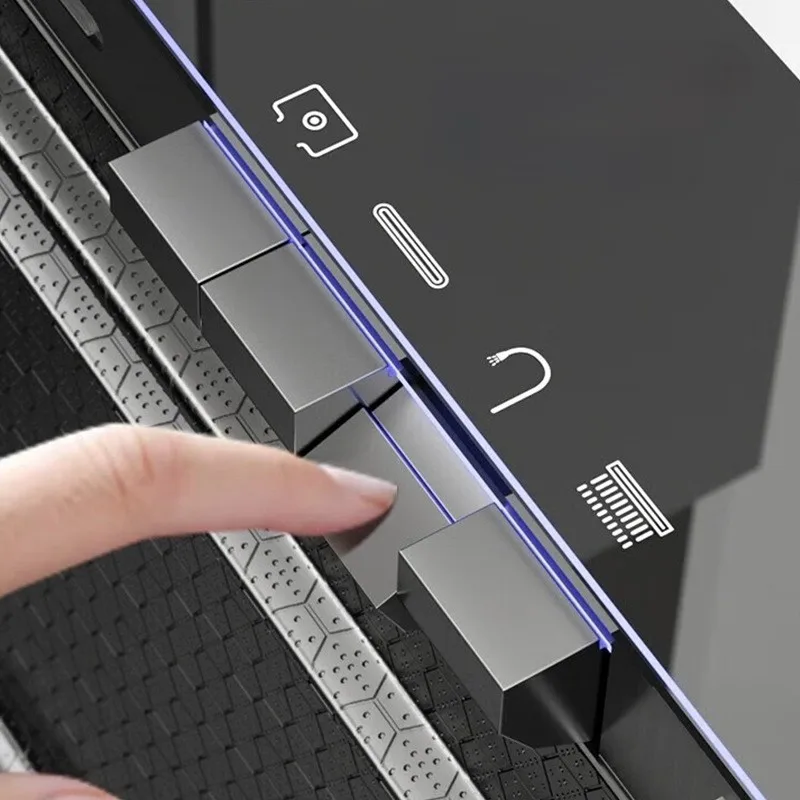 Digital display rain sink 304 stainless steel kitchen sink honeycomb embossed large sink pull out kitchen faucet