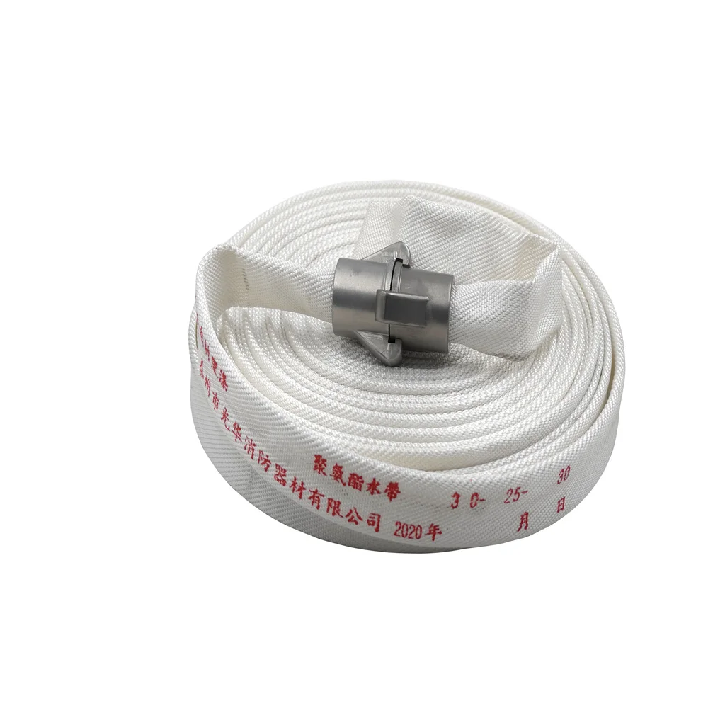 45mm Fire Hose Polyester Pvc Single Jacket Fire Fighting Pipes Or Farm Irrigation