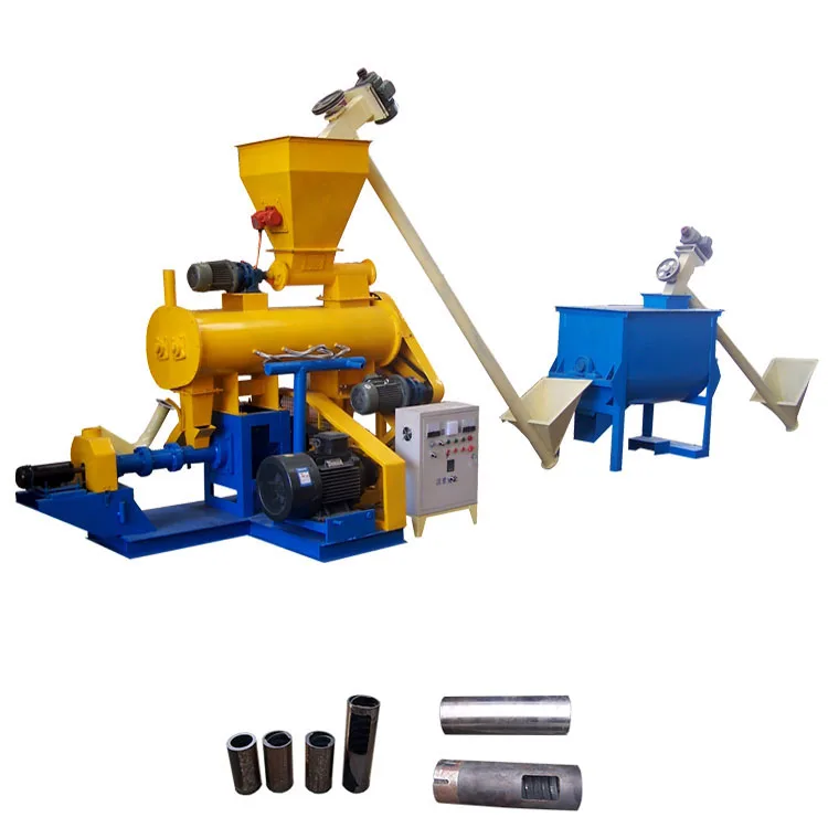 animal food pellet corn soybean extruder machines 300kg per hour
