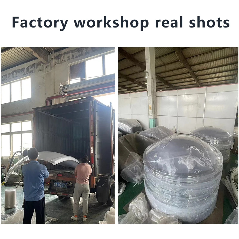 New popular waterproof prefabricated PC demes glamping dome house for japan hotel inn