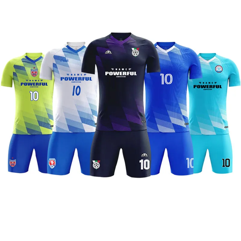 Unisex Breathable Football Suit Custom Match Training Team Uniform Wholesale for Adults