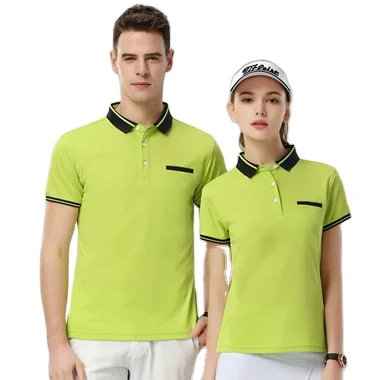 Hotel work clothes female cleaning front desk cashier work clothes restaurant waiter short sleeve T shirt customization