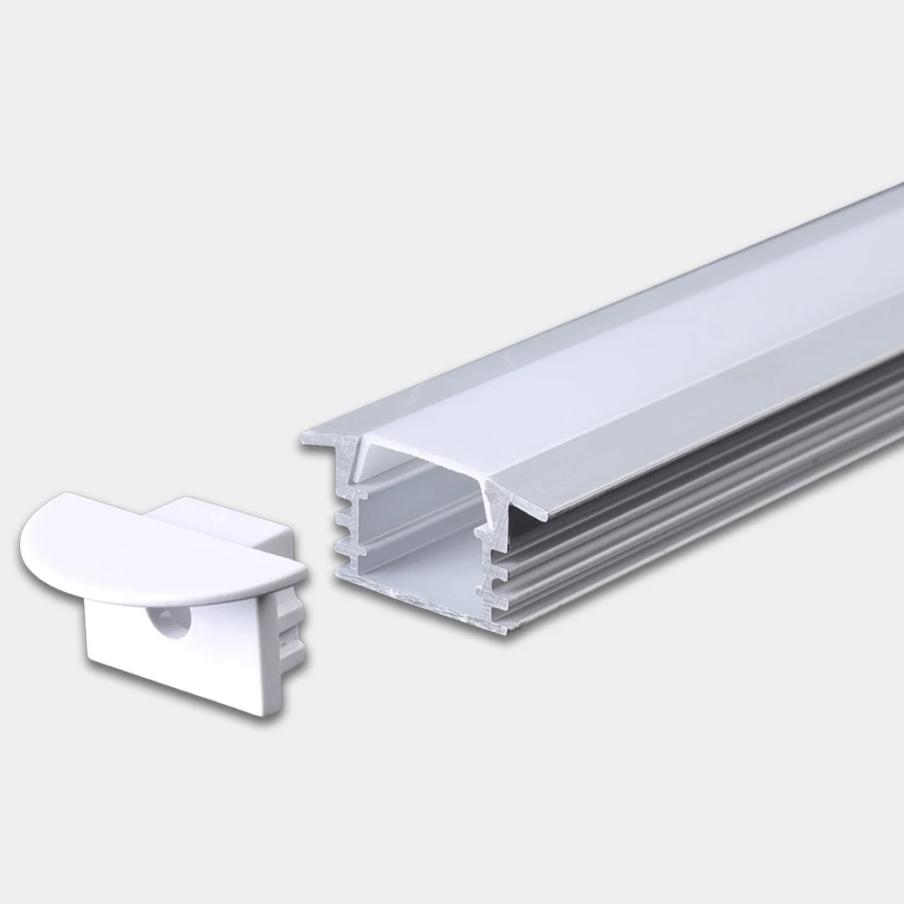 
62-Embedded 12W/m Aluminum LED profile light bar Aluminium Profile for led soft light strip DC12V/DC24V indoor line lights 