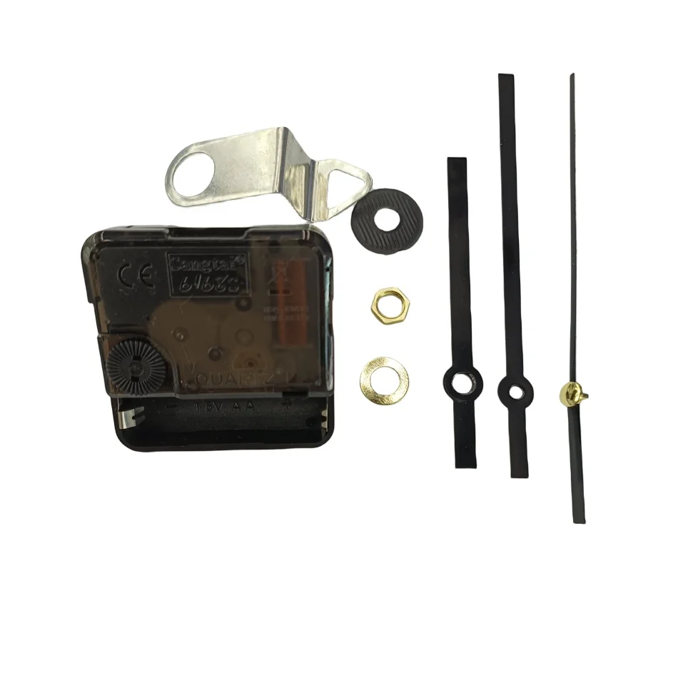 battery clock motor mechanism clock movement kit with long hands sangtai 6168s