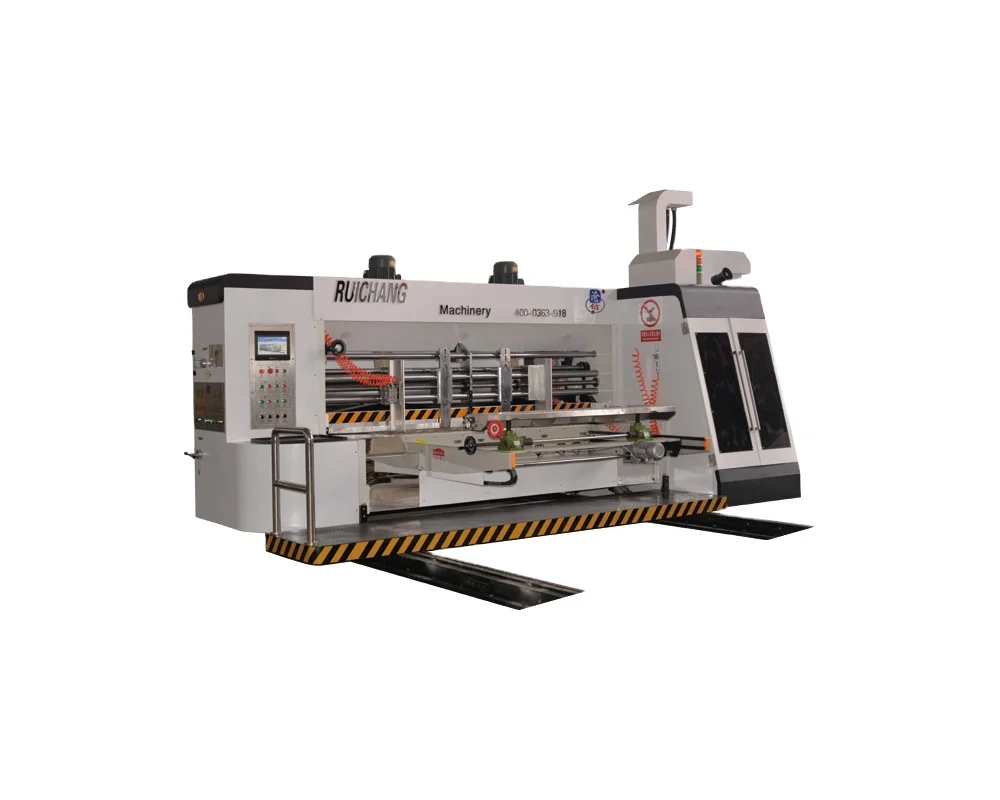 1224 high speed corrugated carton box printing slotting and die cutting machine