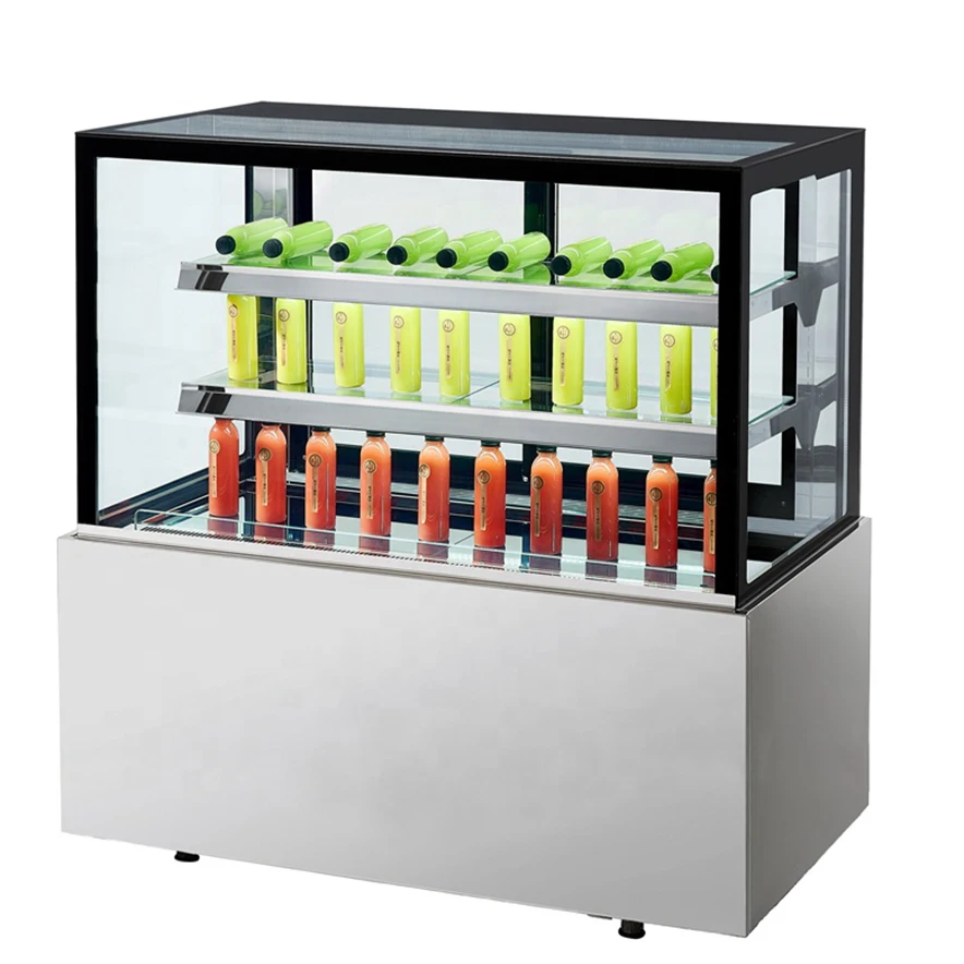 Commercial cake display freezer Automatic Defrost Chiller