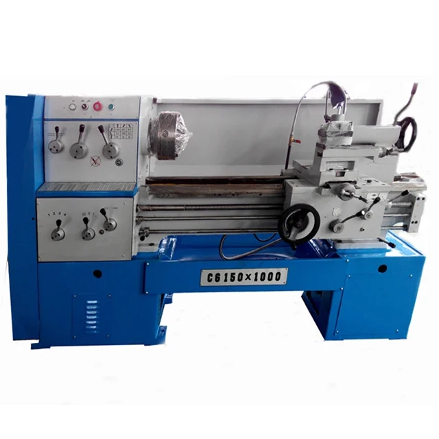 lathe machine cutting tools manual centre lathe 6150*1000 light metal machine tool