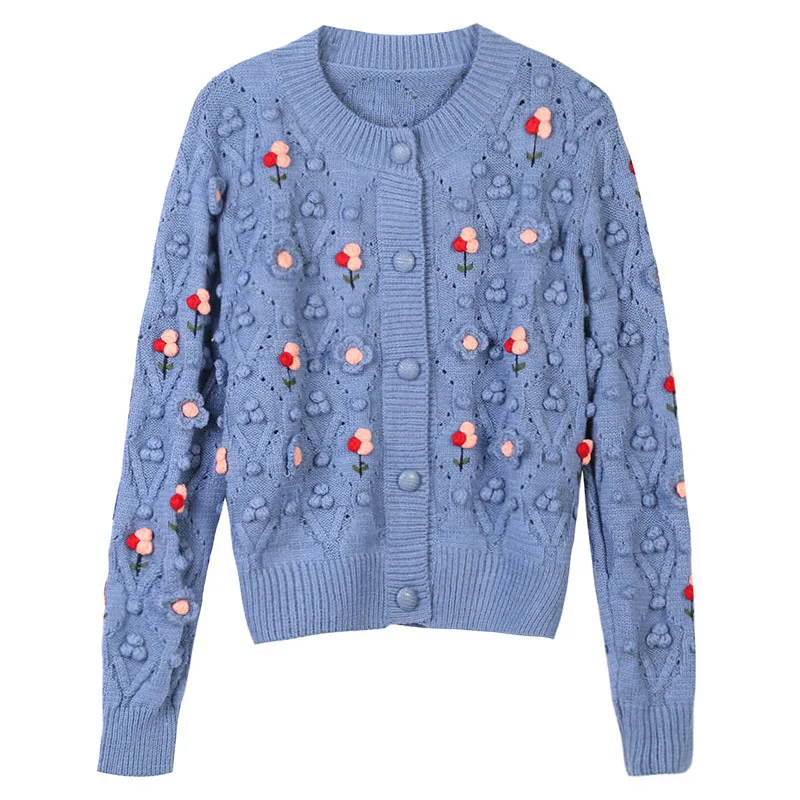 Wholesale customized good quality print outwear coats sweater women cardigan wholesale fur sweater coats