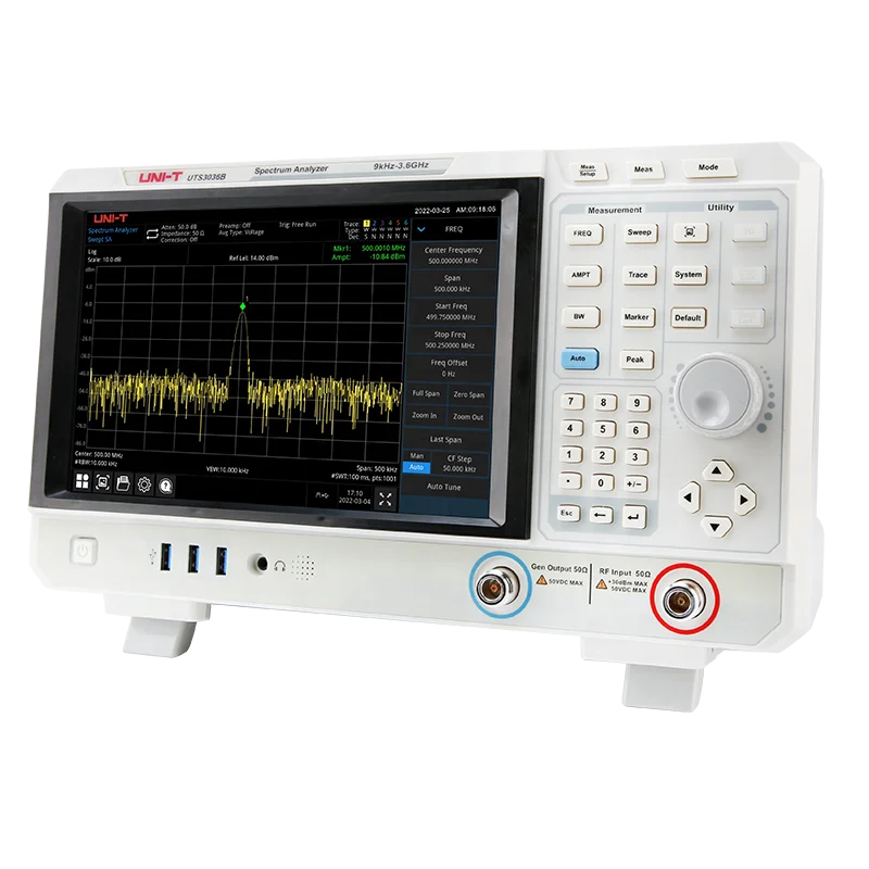 Новейшая модель; UNI-T UTS3021B частоты анализатор спектра; 9 кГц ~ 2,1 ГГц Профессиональный Оптический анализатор спектра