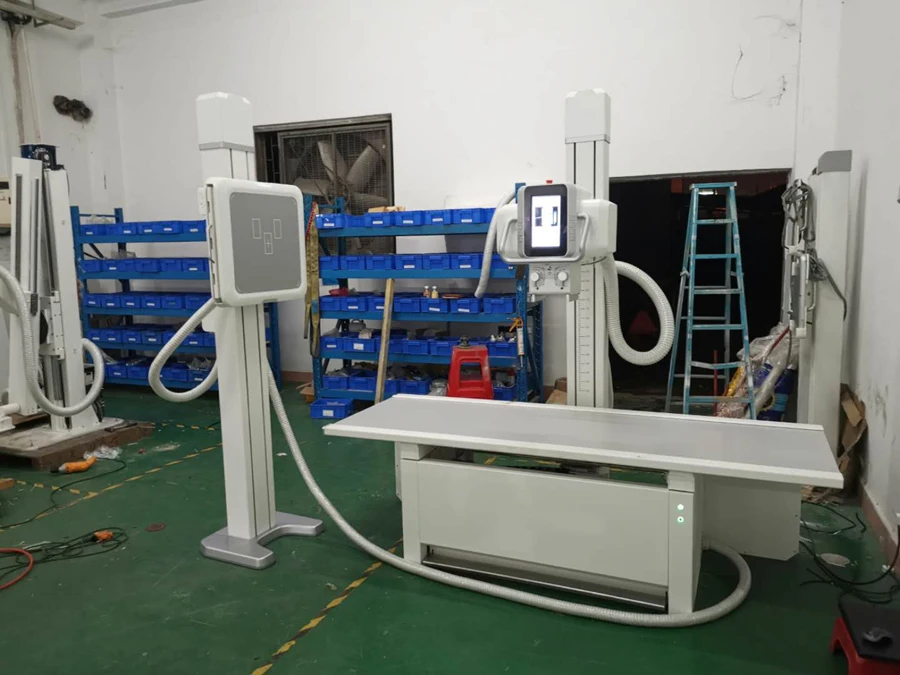 32kw 50kw X-ray Medical High Frequency Radiography Fixed Double Column DR System Portable Digital X Ray Machine Price