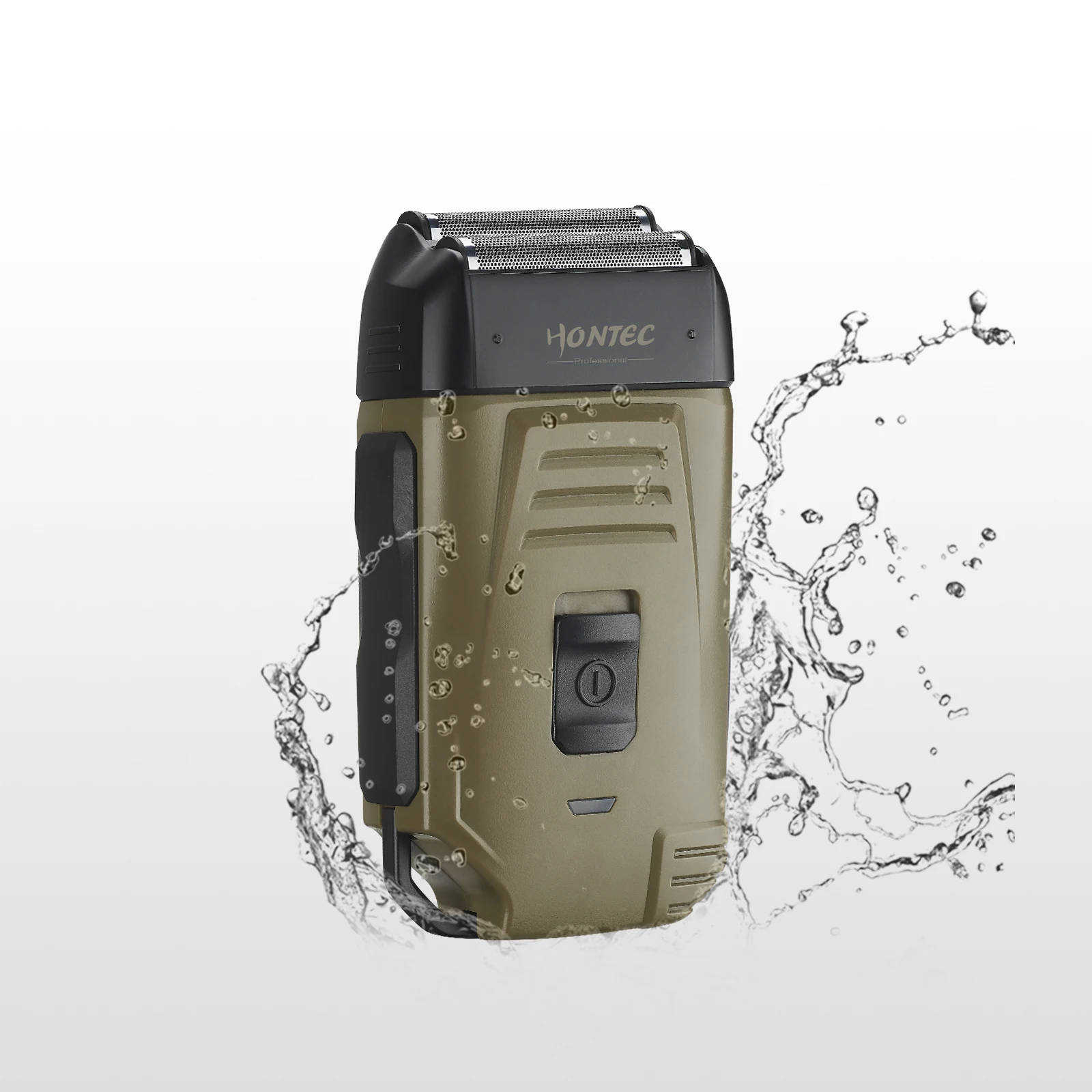 HONTEC smart contouring shaver head IPX6 waterproof electric razor double foil men shaver