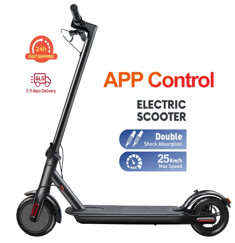 Eu Warehouse Cheap Two Wheel Foldable Scooter Electrico 350W 25Km/H 30Km/h E Electric Skooter Electrico Scooter
