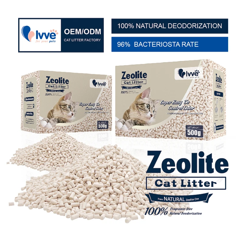 Wholesale Natural Cat Sand Crushed Carbon Active Mineral Zeolite Pellet Premium Cat Litter Zeolite