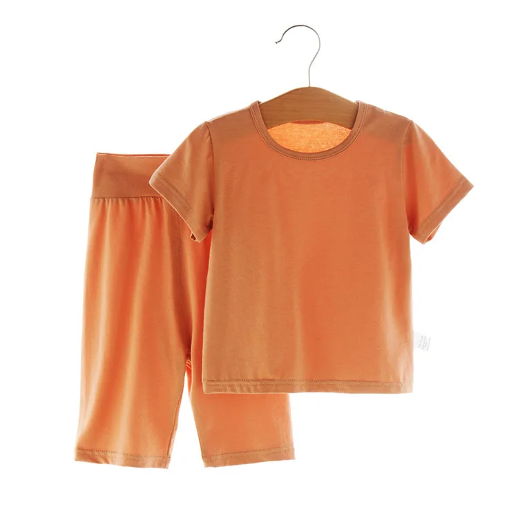 Wholesale Organic Cotton Toddler Pyjamas Sustainable Baby Pajamas Eco Friendly Luxury Two Pieces Baby Pajamas Set