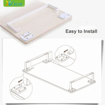 SAIJI New Design 17 Inch Office Standing Computer Desk Light Weight Workstation Table Factory Price Monitor Holder Stand
