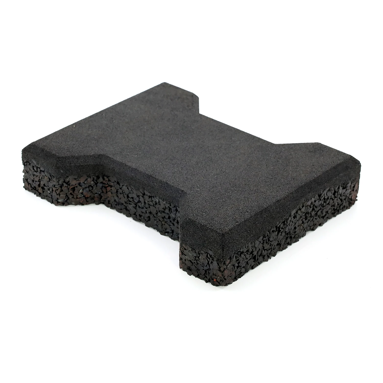 Cheap Dog Bone Floor Driveway Rubber Pavers Rubber Tile Floor Brick for Horse Stable Exercise Use