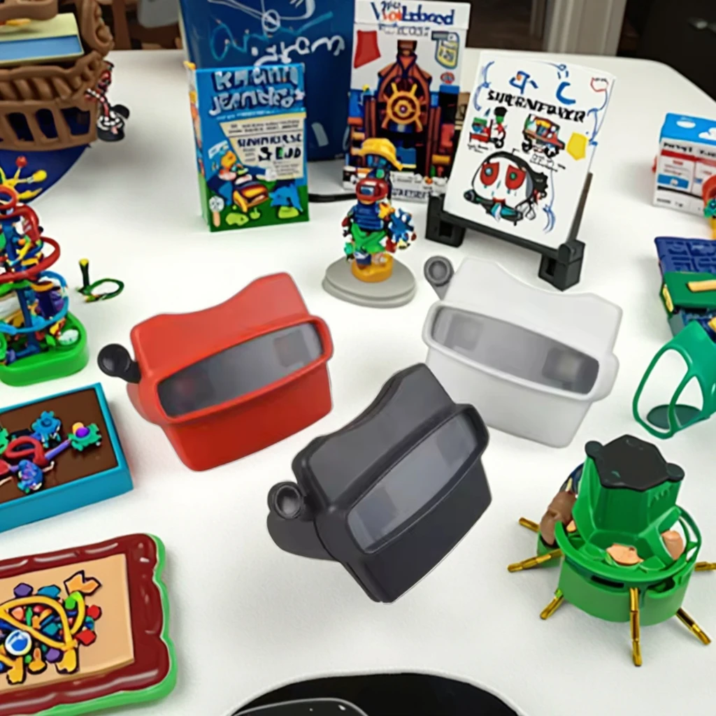 Factory Custom Science Educational Toys Discovery Photo Slide Viewer 3D Viewing Machine Viewfinders With Animal Reel for Kids