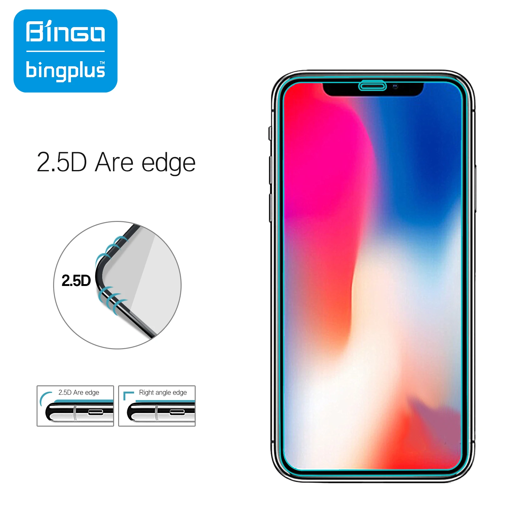 10D big round edge tempered glass screen protector for iphone 14 full glue anti explosion screen glass protector