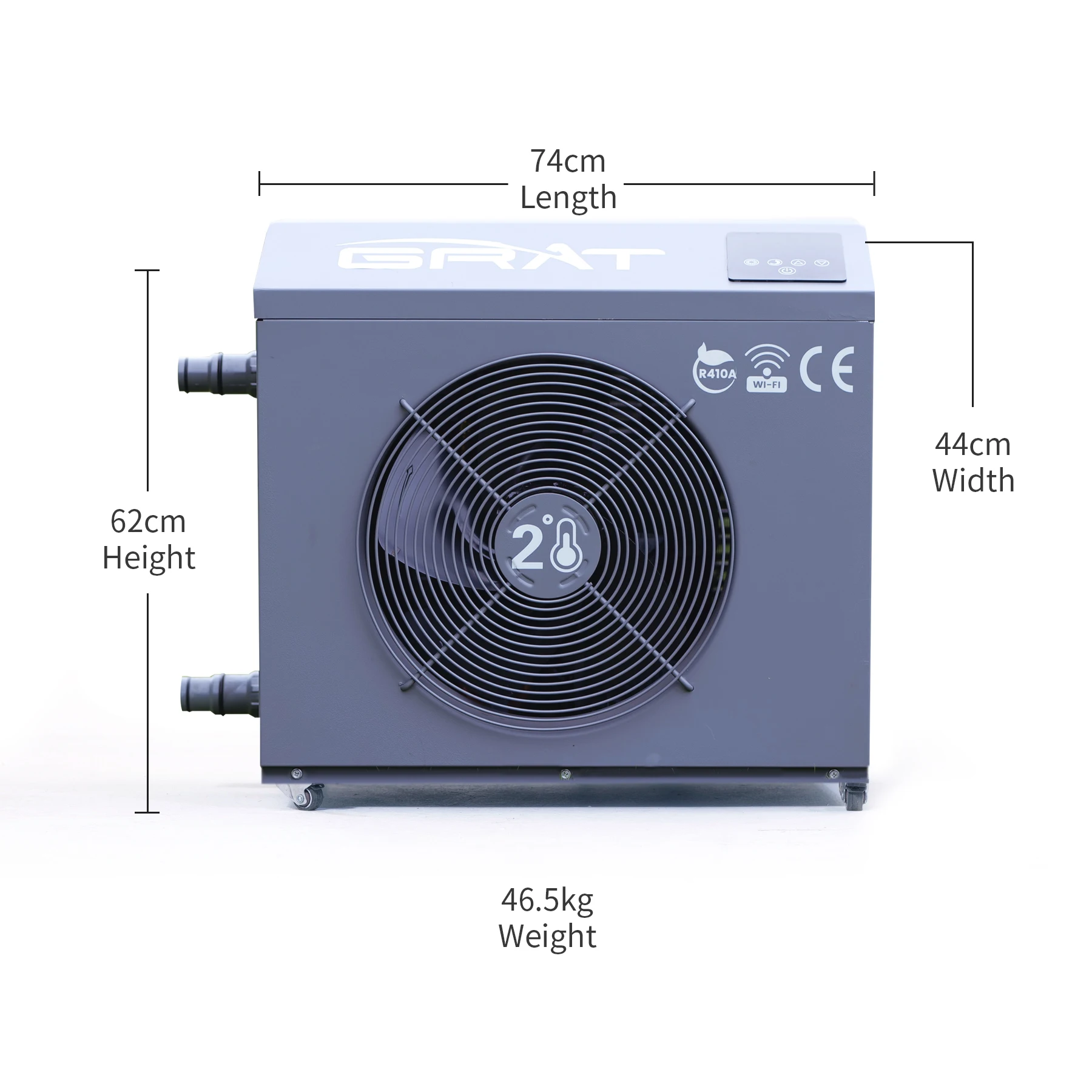 New Upgraded Mini Portable Cooling Heat Exchanger Water Ice Bath Hot SPA Chiller Machine