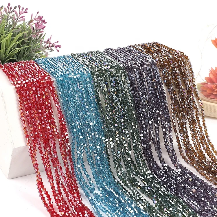 Faceted Rondelle Wheel Glass Beads Crystal Beads for Jewelry Making  diy beads for bracelets and necklaces