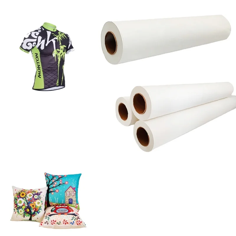 best quality sublimation transfer paper textile printing paper roll in roll