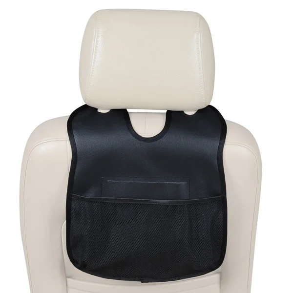
Multi-Pocket Bag Pu Leather Storage Baby Small Item Bag Universal Car Back Seat Organizer 