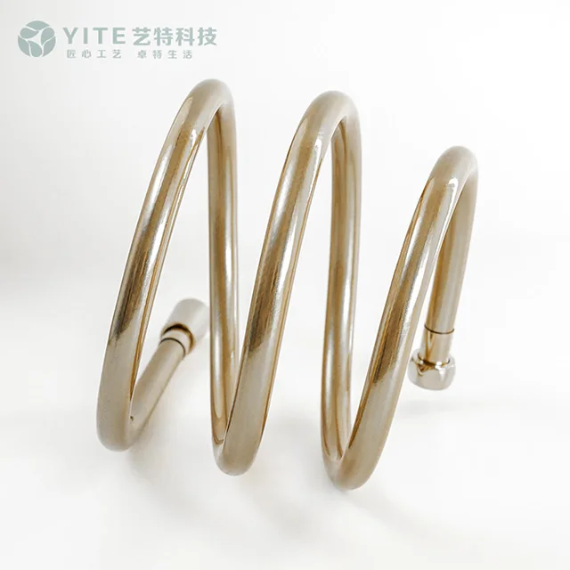 Brushed Gold Bright Silver High-end Pvc Shower Hose Hot Water Flexible Shower Hose for Bathroom