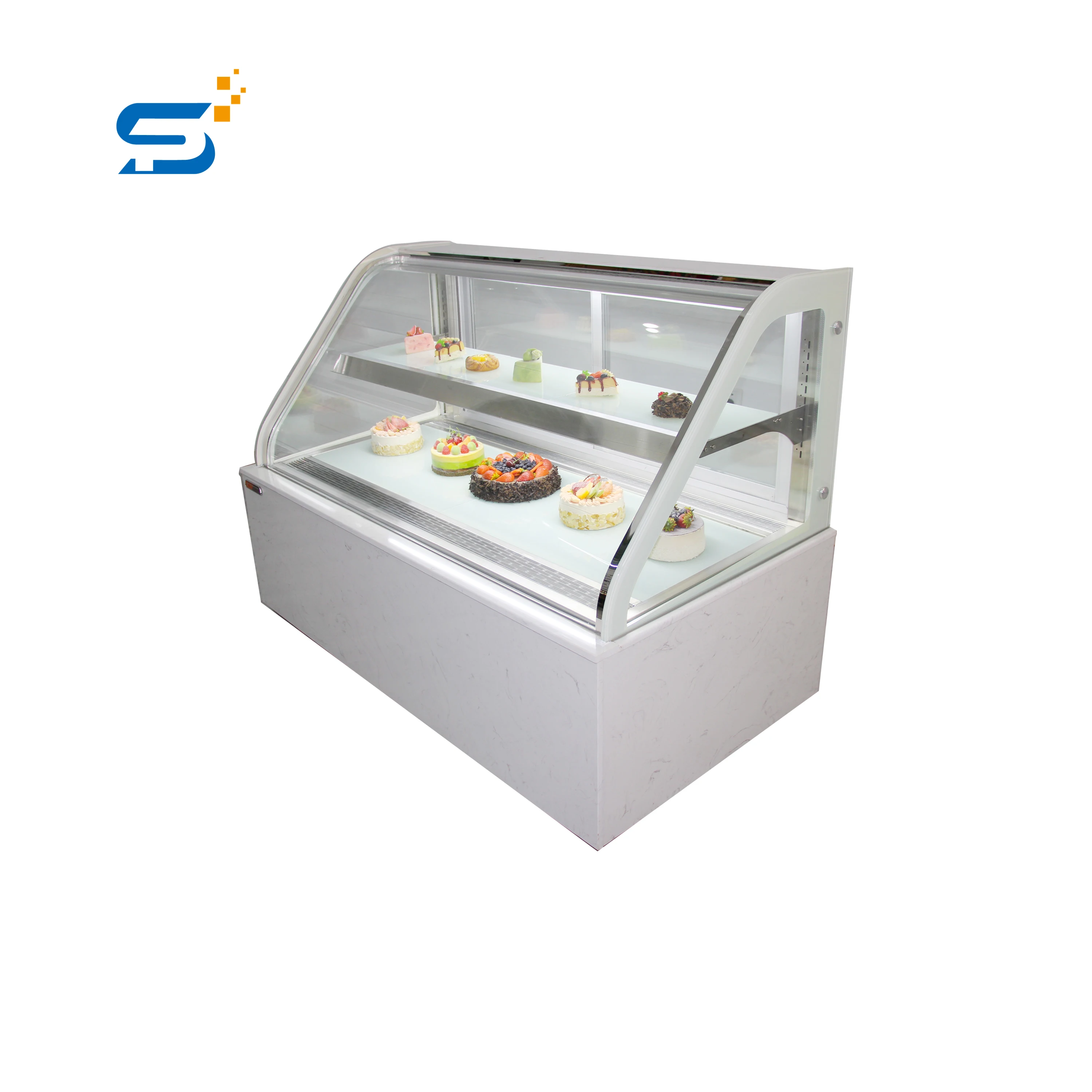 Hot sell chocolate portable cake display chiller upright cake display fridge