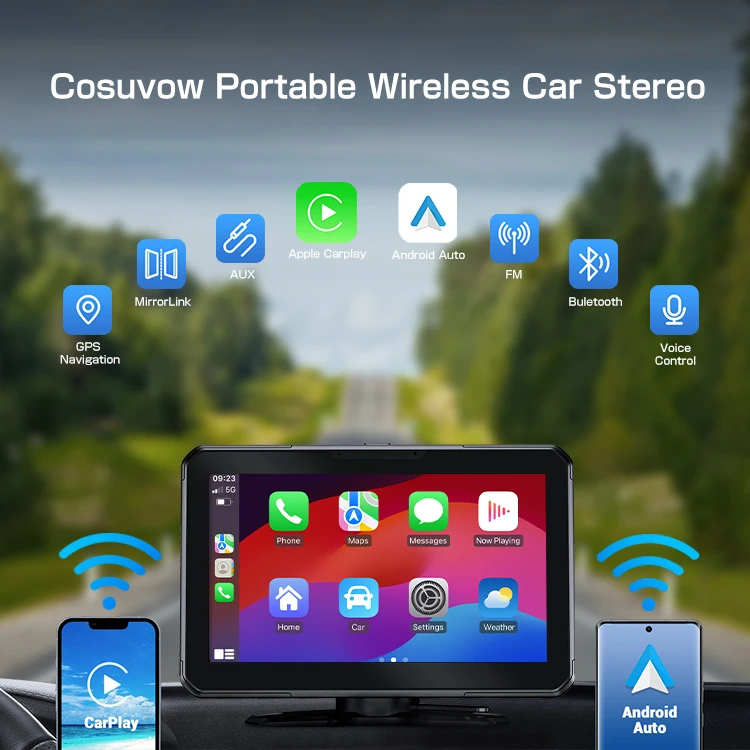 Черный 1024*600 Gps-навигатор 7 дюймов