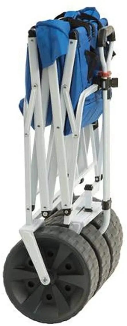 Goldmore Outdoor trailer Heavy Duty Collapsible Folding All Terrain Utility Beach Wagon Cart