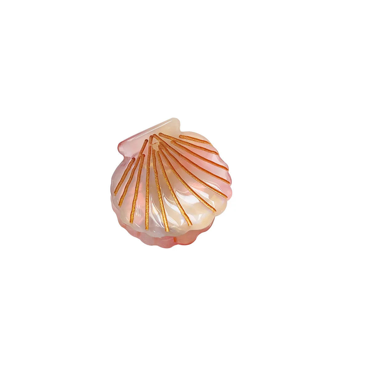 2.5cm women girls kids hair accessories small cute cellulose acetate ocean seashell hair claws clip mini sea shell hair claw