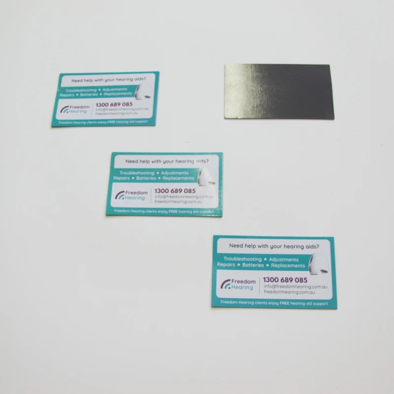 Custom Business Card Shape Advertising Flat Paper Fridge Magnet Resin Glass Metal PVC Epoxy Rubber Bottle Opener Home Use Gifts