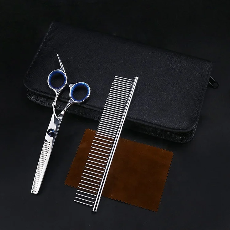 Profession Pet Clipper Supplies Equipment Scissors Shears 8 Inch Tools Comb Care Set Cats Dog Grooming Kits