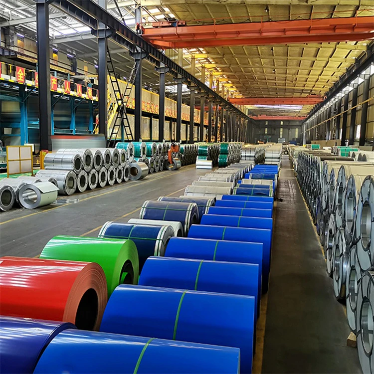 Manufacturer Price 0.12-4.0mm PPGI PPGL Color Coated Steel Sheet Color Coated Galvanized Steel Coil PPGI Building Materials