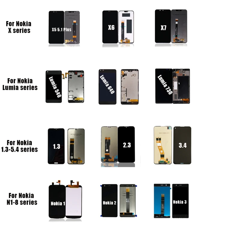 Лучшая цена для Nokia 8 1 ЖК-дисплей 5130 5000 c2-01 5220 3610 7100s 7210c 2700 2730 ЖК дисплей Lumia 3310 с ЖК-дисплеем