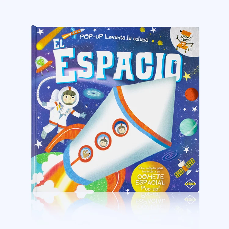 Hot Selling OEM  Children Baby English Funny Story Book Printing Educational 3D pop up Board Books