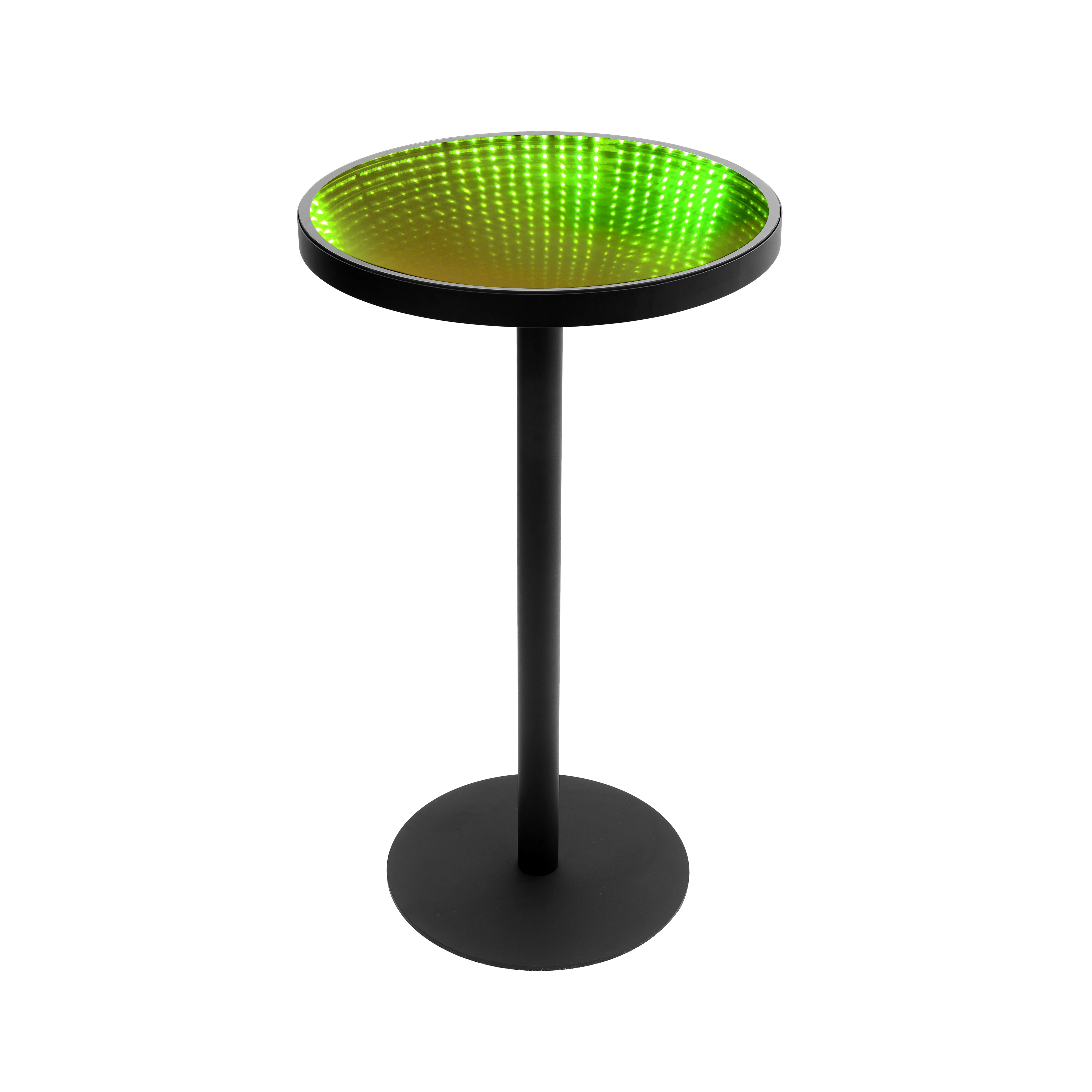Wholesale Celebration Activities Luxury Dressing Modern Design Circular Led Table Living Room Furniture Coffee Table Metal Iron