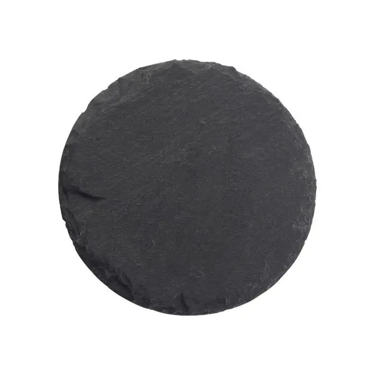 Wholesale Factory Sale Blank Black Slate Coasters Bulk Sublimation Round Coasters for Beer Bar Coffee
