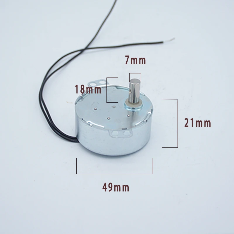 220-240V 50/60Hz Ac Permanent Magnet Synchronous Motor ty 50 4w 1.4 to 63RPM CW/CCW TYC-50 for