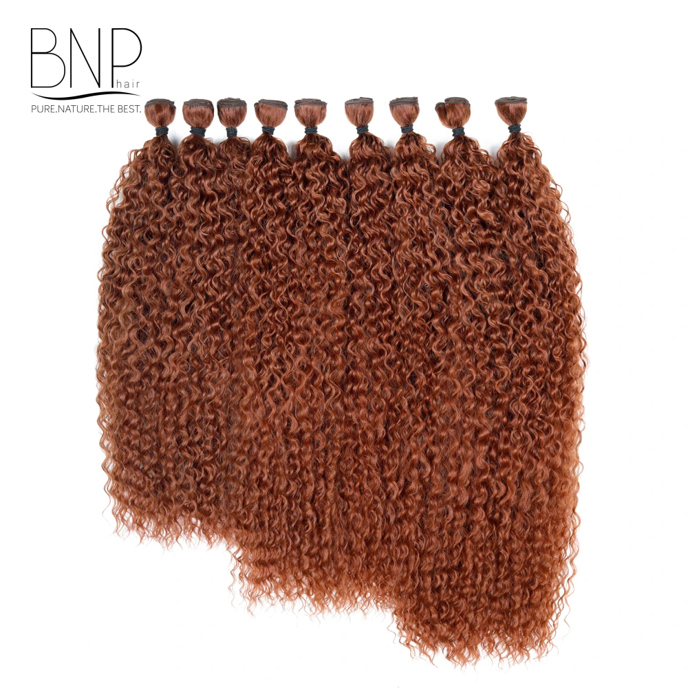 Wholesale Premium fiber  8 to 30 inch Heat resistant Colored high quality Braided Curl bundle synthetic hair extensions
